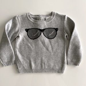 Bloomie’s Baby Boys Warm 100% Cotton Sweater Gray